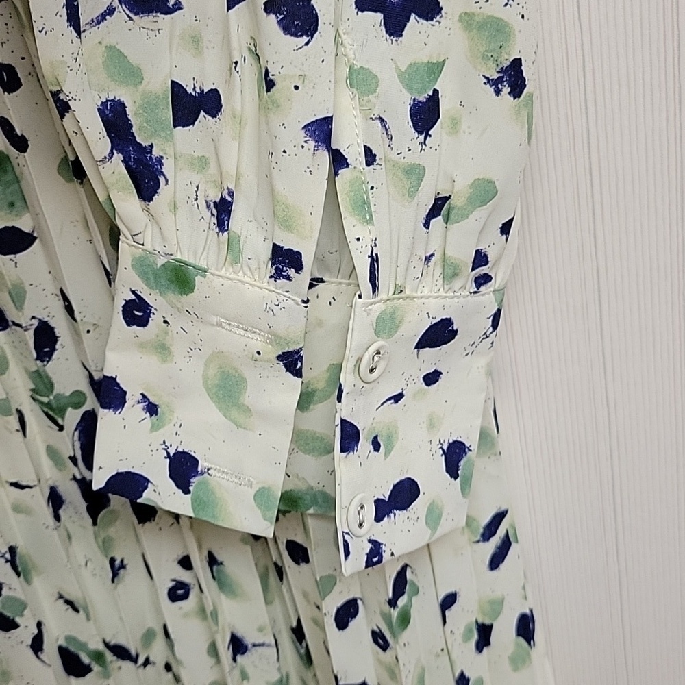 Miss Finch NYC Floral Print Long Sleeve Dress Medium New Modest church - Picture 4 of 7